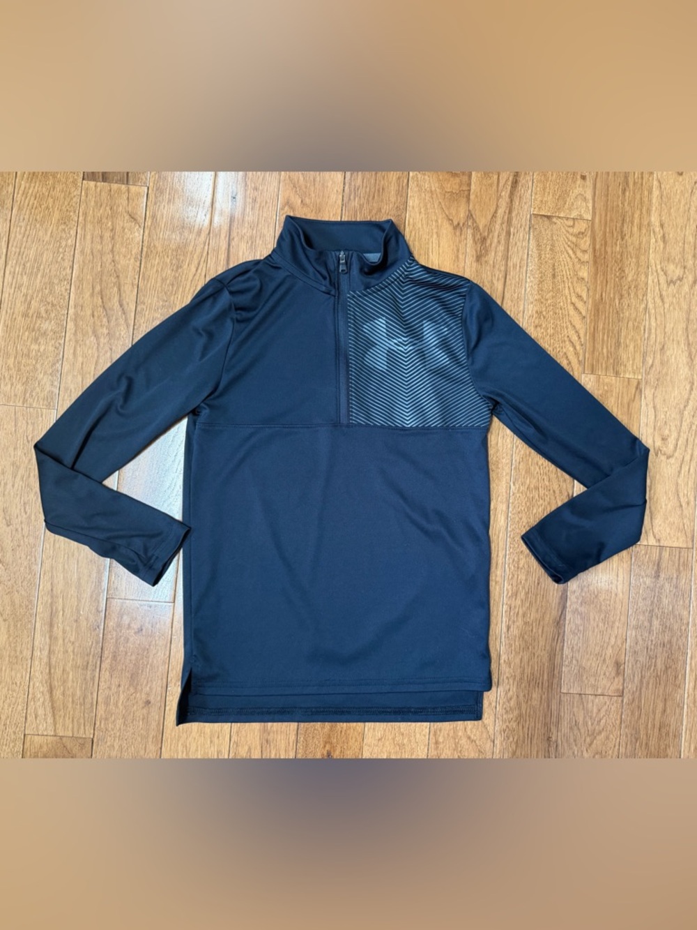 Under Armour Black/Gray Quarter-Zip Pullover